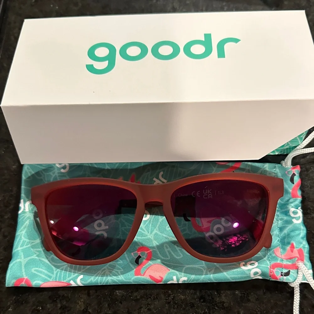 Goodr Kids' Stylish Red Sunglasses. Brand New.